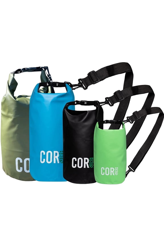 Floating Waterproof Lightweight Dry Storage Bag Backpack Water Sports - 4-Pack