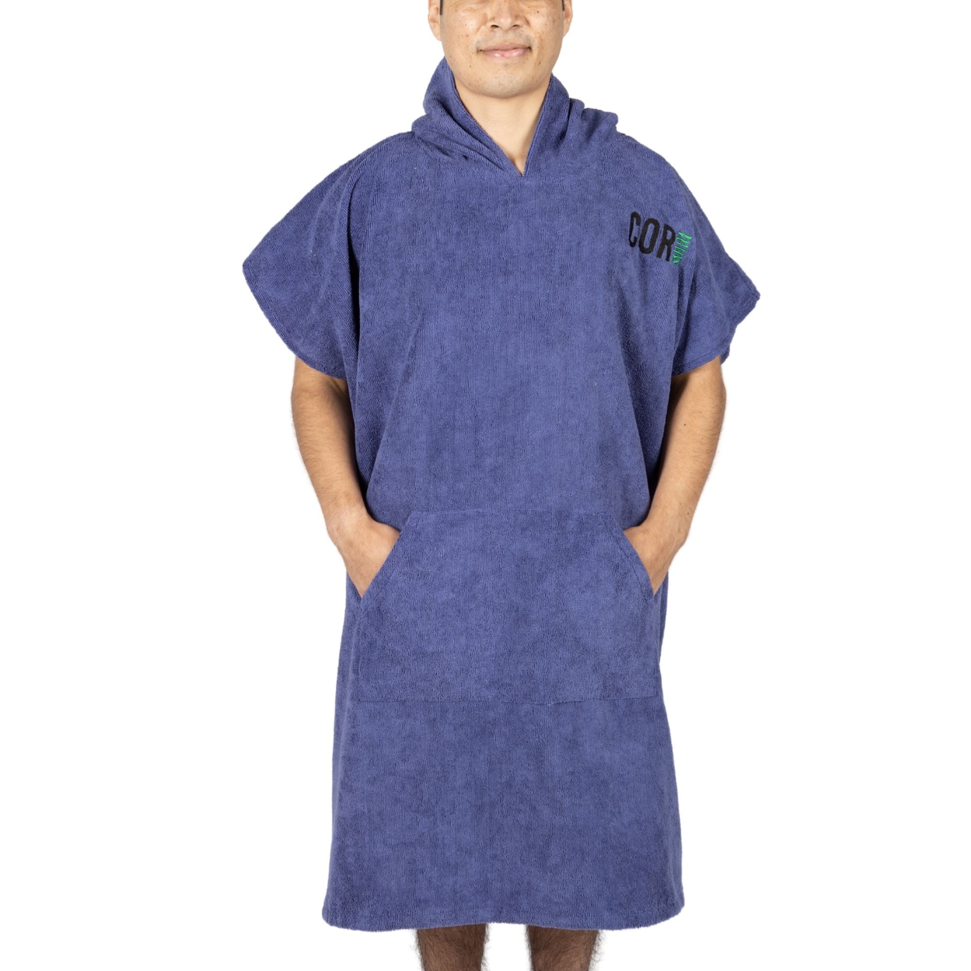 COR Surf Poncho Changing Towel Robe with Hood and Front Pocket, Made of  Quick Dry Microfiber (Medium, Sarape)