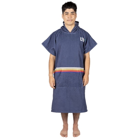 COR Surf Poncho Changing Towel Robe with Hood and Front Pocket | Thick Quick Dry Microfiber Wetsuit Poncho Towel for Surfing Beach Pool Swim (Knightrider Large)