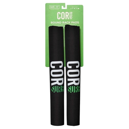 COR Surf Roof Rack Pads for Surfboard, Kayak, SUP Paddleboard, Snowboard - Short 19