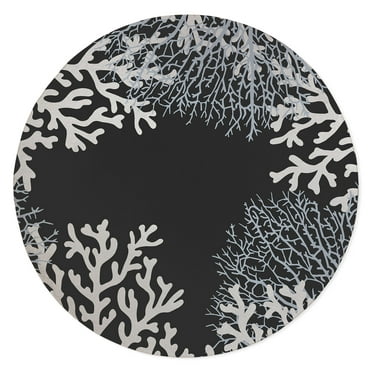 CORAL CHARCOAL Outdoor Rug By Kavka Designs