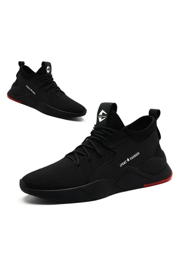 Steel Toe Safety Shoes for Men Women Work Sneakers Breathable Lightweight Industrial & Construction Shoe