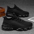 thumbnail image 1 of CORASUN Men's Air Cushion Running Sneakers, Breathable Knit Upper Lace Up Athletic Shoes, Shock Absorbing Non Slip Workout Shoes, 1 of 3