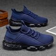 thumbnail image 1 of CORASUN Men's Air Cushion Running Sneakers, Breathable Knit Upper Lace Up Athletic Shoes, Shock Absorbing Non Slip Workout Shoes, 1 of 3