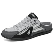Men's Breathable Lightweight Athletic Shoes | Non-Slip Durable Mesh Casual Driving Mules | Slip-On Backless Sneaker for Daily Walking, Beach, & Outdoor Travel