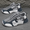 thumbnail image 1 of CORASUN Men's Chunky Platform Sneakers, Breathable Mesh Patchwork Casual Shoes, Lace Up Non Slip Walking Shoes, 1 of 3