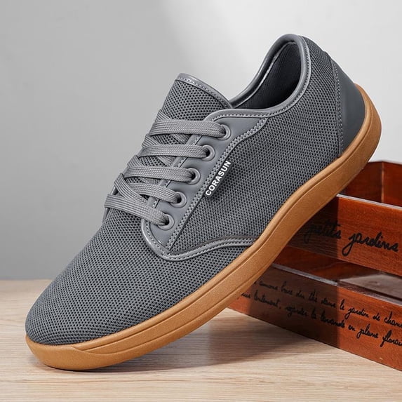 CORASUN Men’s Lace‑Up Casual Sneakers, Classic Daily Walking Shoes for All‑Occasion Wear