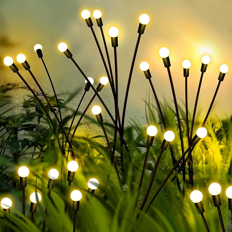 Nuovo Bulbo Di Plastica Stile Vento Campana Stringa Led Solare Impermeabile Giar - Foto 9