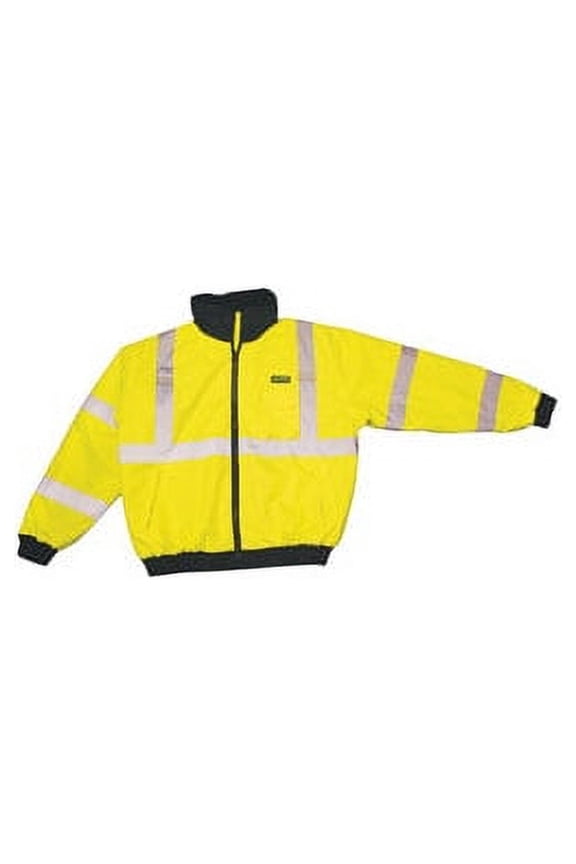 SPJ221L REPTYLE HI-VISIBILITY LIME BOMBER JACKET  LARGE