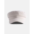 thumbnail image 1 of No Boundaries Women's Corduroy Baker Boy Hat, Tan, 1 of 3