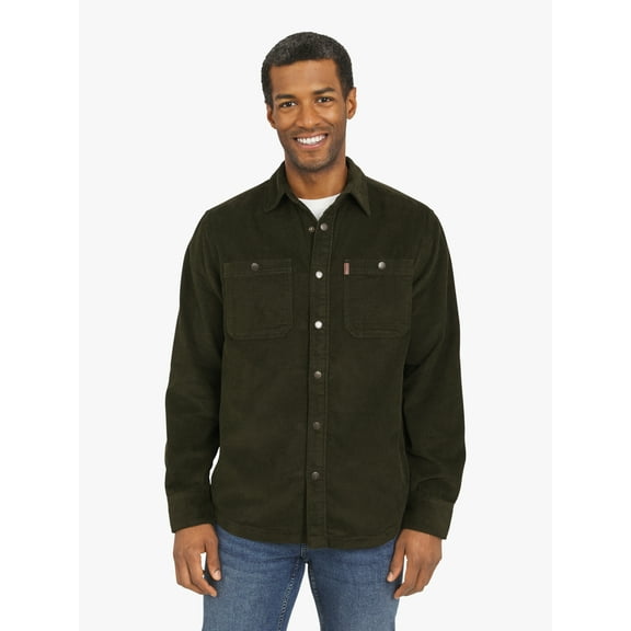 Chaps Men's & Big Men's Corduroy Flannel Lined Shirt, Sizes S-3XL