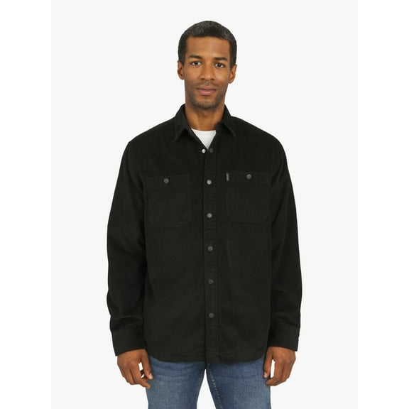 Chaps Men's & Big Men's Corduroy Flannel Lined Shirt, Sizes S-3XL