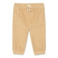 thumbnail image 1 of Garanimals Baby Boy Cotton Corduroy Drawstring Jogger Pants, Sizes 0M-24M, 1 of 3