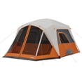 Core Equipment Family Camping Big Waterproof 6 Person Straight Wall ...