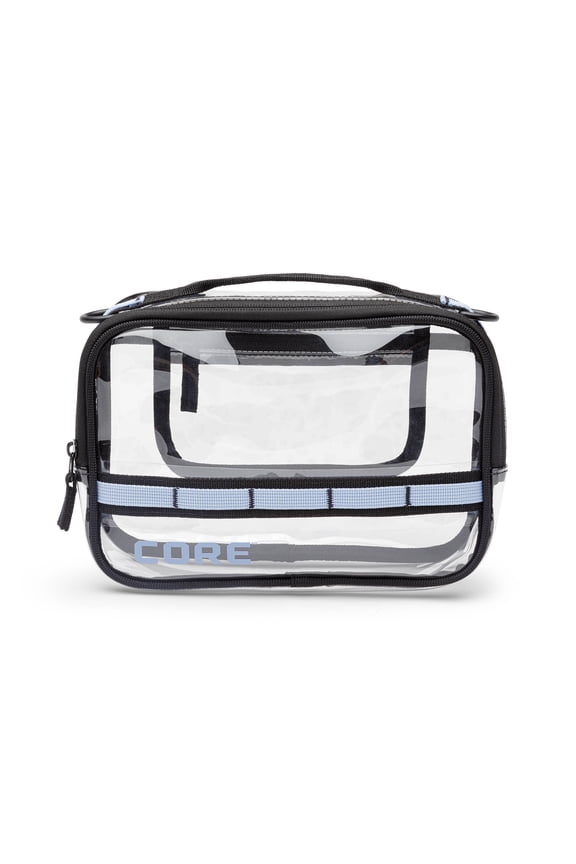 CORE Clear Stadium Approved Handbag with Adjustable Strap, Blue, 2 Liter