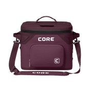 CORE 18 Can Climakeep Magnetic Soft Cooler, Leakproof Cooler, Waterproof Zipper, Mulbery