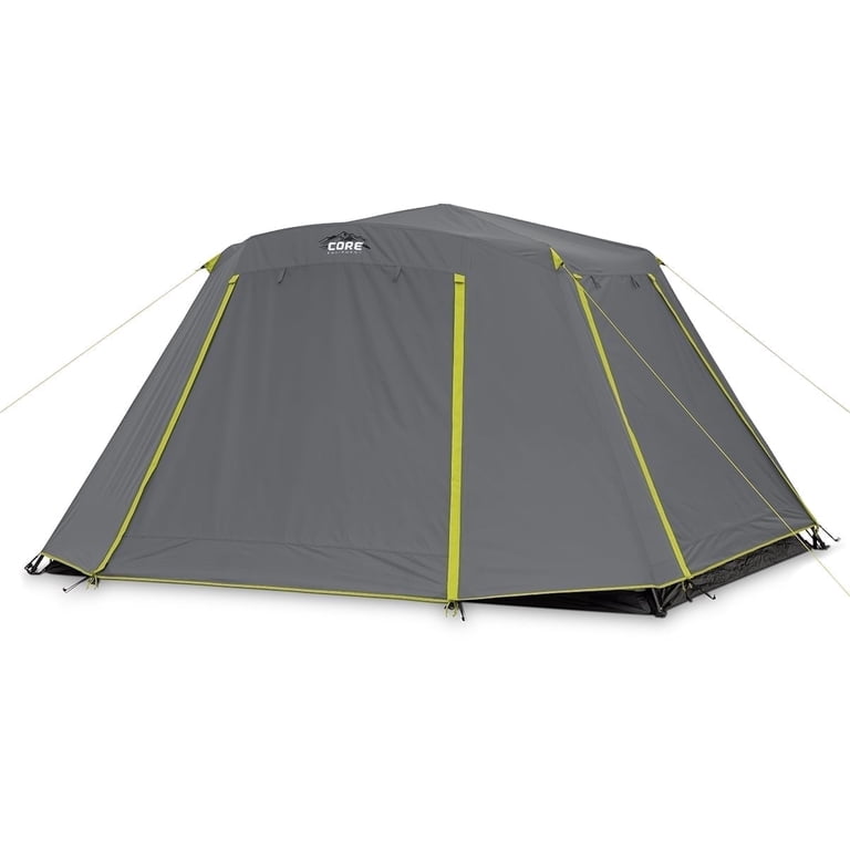 Core Equipment, 6 Person Instant Cabin Tent with Full Rainfly
