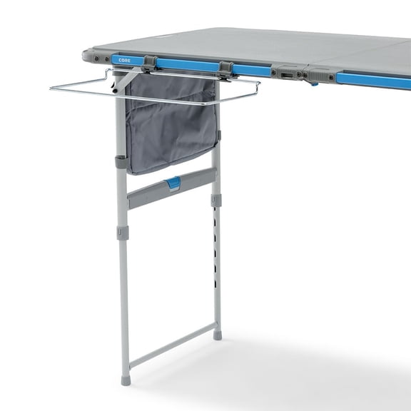 CORE Flexrail Table Trash Bag Holder Accessory, Fits The 4 Foot Outdoor FlexRail Camp & Cook Table