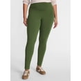 thumbnail image 1 of Terra & Sky Women's Plus High Waist Full Length Leggings, Sizes 0X-5X, 1 of 5