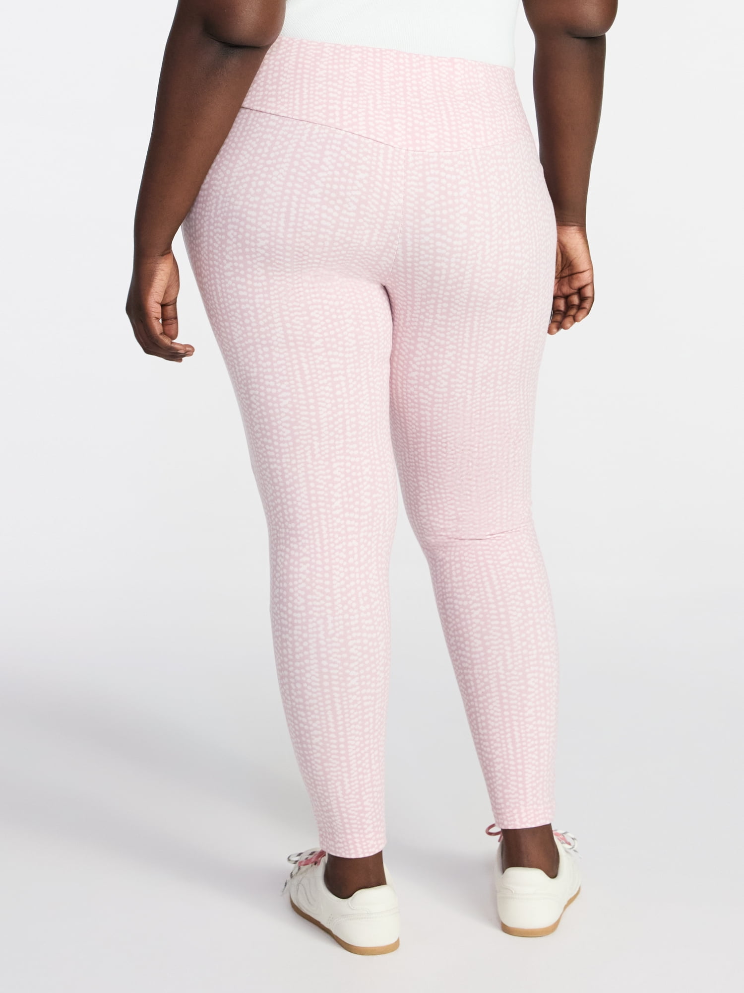 Terra & Sky Women's Plus High Waist Full Length Leggings, Sizes 0X-5X