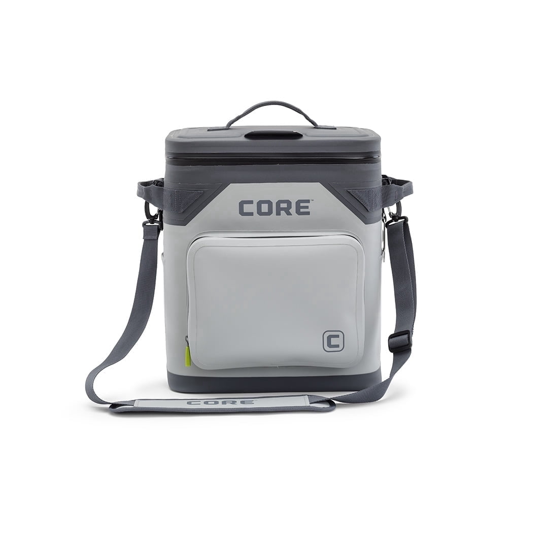 CORE 36 Can Climakeep Magnetic Soft Cooler, Leakproof Cooler, Waterproof Zipper, Shadow Gray