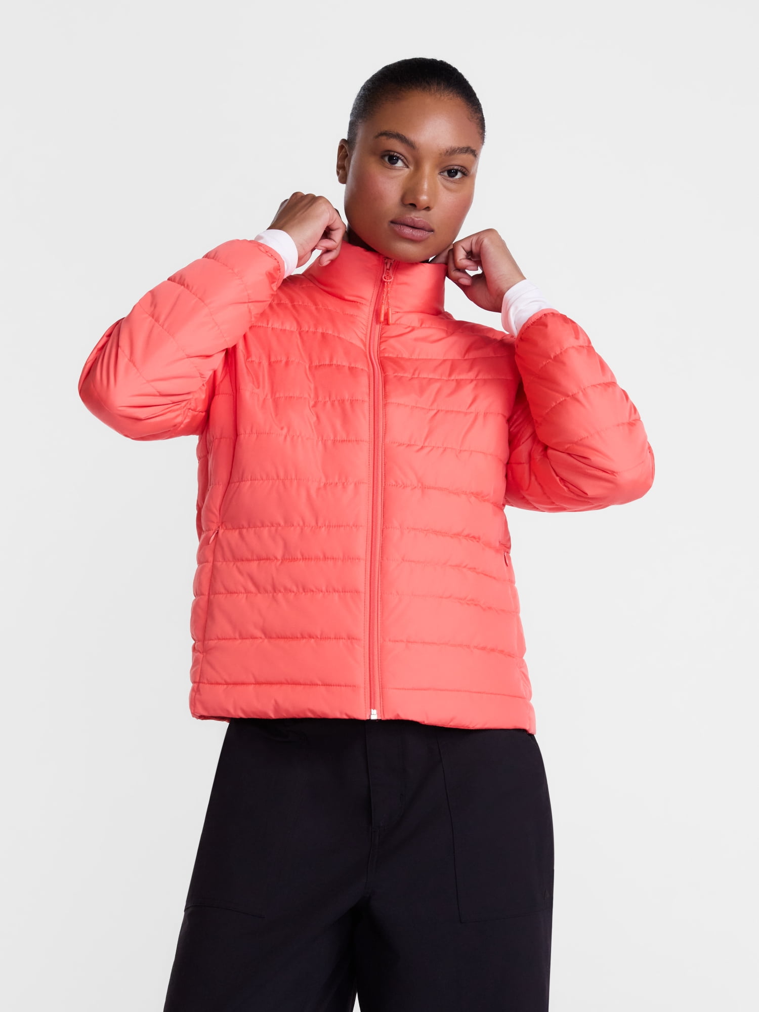 Ozark Trail Women's and Women's Plus Puffer Jacket, Sizes XS-3X