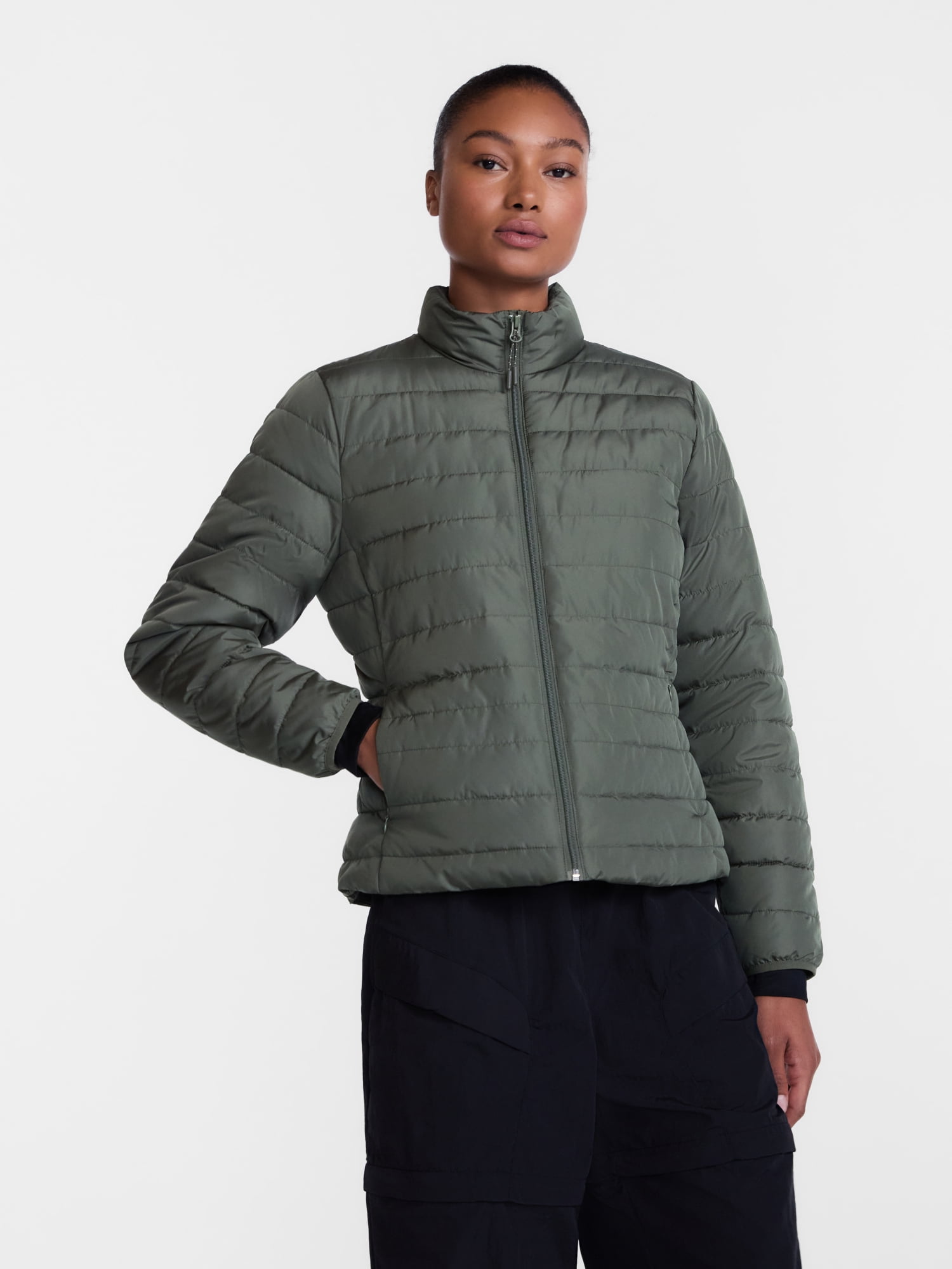 Ozark Trail Women's and Women's Plus Puffer Jacket, Sizes XS-3X