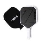 Protection Reaction CORE Reaction Pro Carbon Fiber Pickleball Paddle with Cover 16mm ...