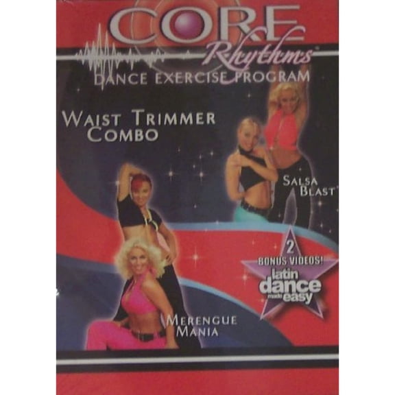 CORE Rhythms Dance Exercise Program: Waist Trimmer Combo (DVD) NEW
