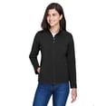 thumbnail image 1 of CORE365 78184 Women's Cruise Two-Layer Fleece Bonded Soft Shell Jacket-Black-M, 1 of 5