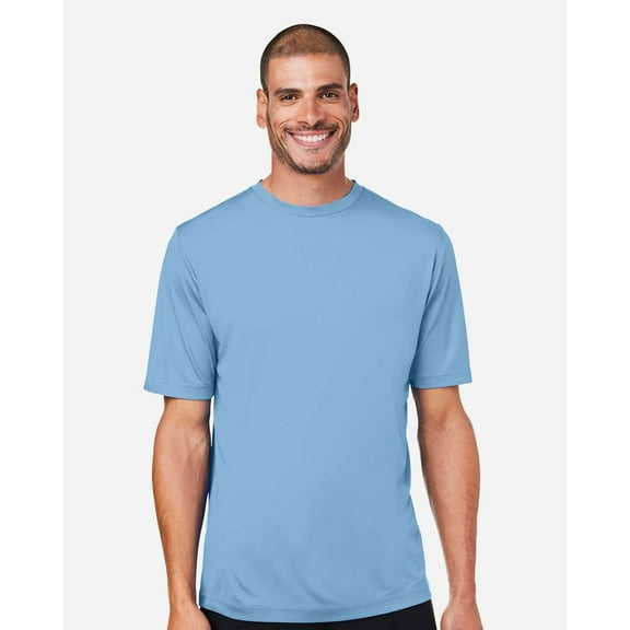 CORE365 CE10 Unisex Capital Performance T-Shirt-Columbia Blue-XS
