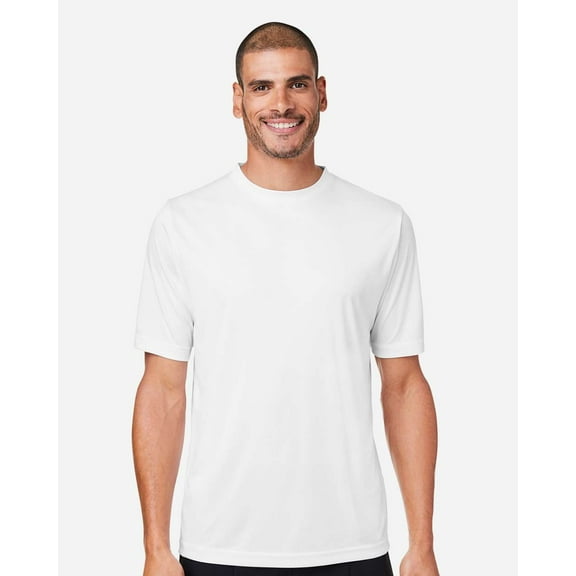 CORE365 CE10 Unisex Capital Performance T-Shirt-White-4XL