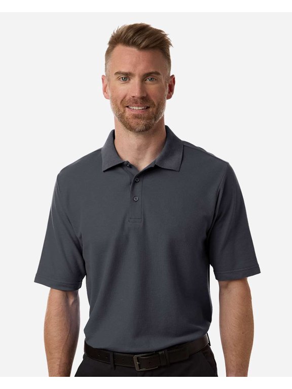 CORE365 CE106T Men's Tall Resolve CVC Performance Pique Polo-Carbon-5XLT