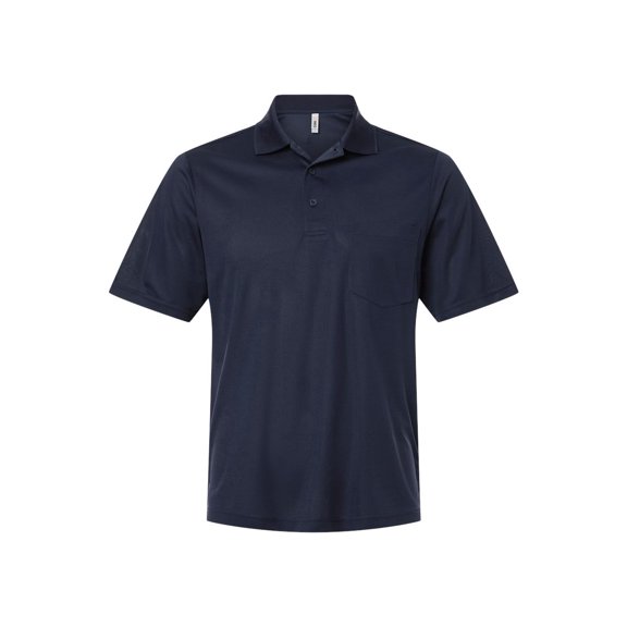 CORE365 CE108P Men's Nova Performance Pique Pocket Polo-Black-5XL