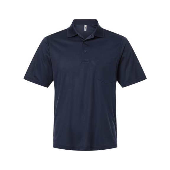 CORE365 CE108P Men's Nova Performance Pique Pocket Polo-Classic Navy-L