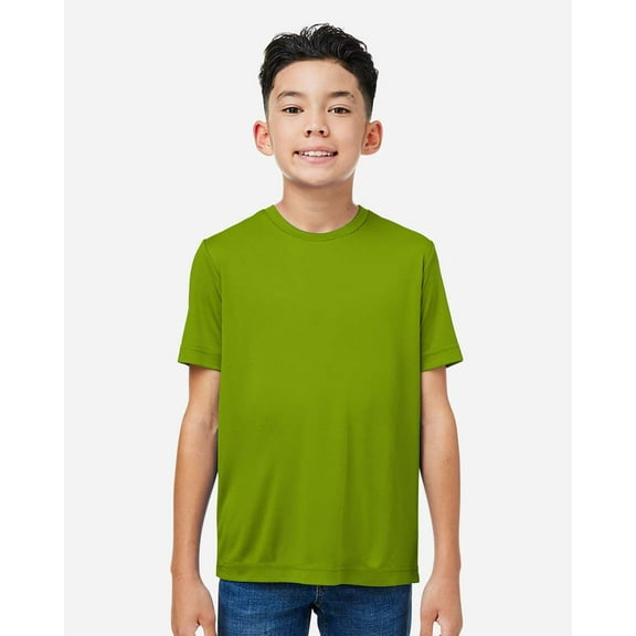CORE365 CE10Y Youth Capital Performance T-Shirt-Acid Green-L