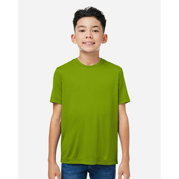 CORE365 CE10Y Youth Capital Performance T-Shirt-Acid Green-XL