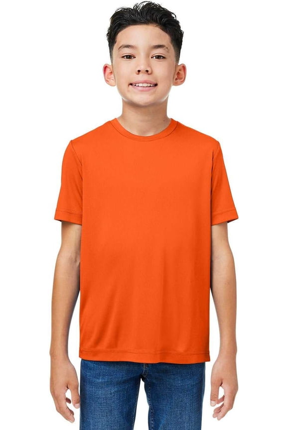 CORE365 CE10Y Youth Capital Performance T-Shirt - CAMPUS ORANGE