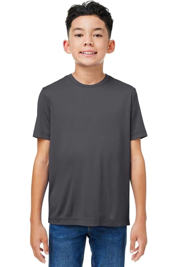 CORE365 CE10Y Youth Capital Performance T-Shirt - CARBON