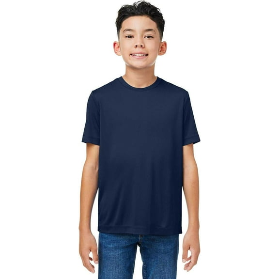 CORE365 CE10Y Youth Capital Performance T-Shirt - CLASSIC NAVY