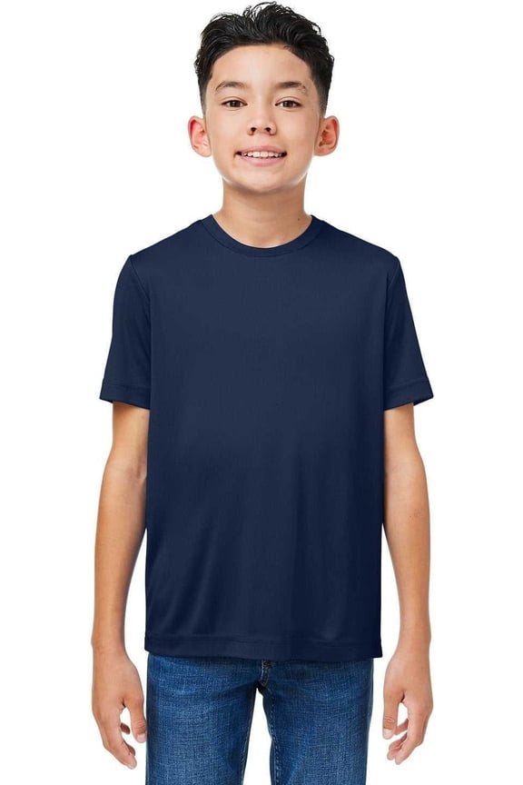 CORE365 CE10Y Youth Capital Performance T-Shirt - CLASSIC NAVY