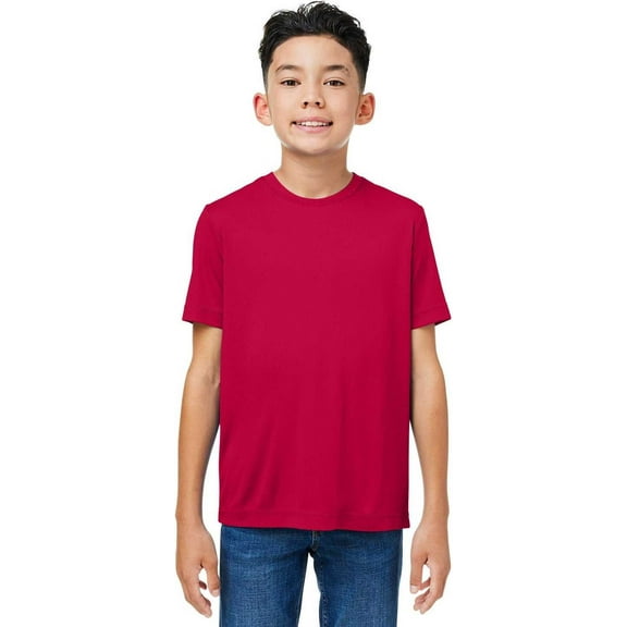 CORE365 CE10Y Youth Capital Performance T-Shirt - CLASSIC RED