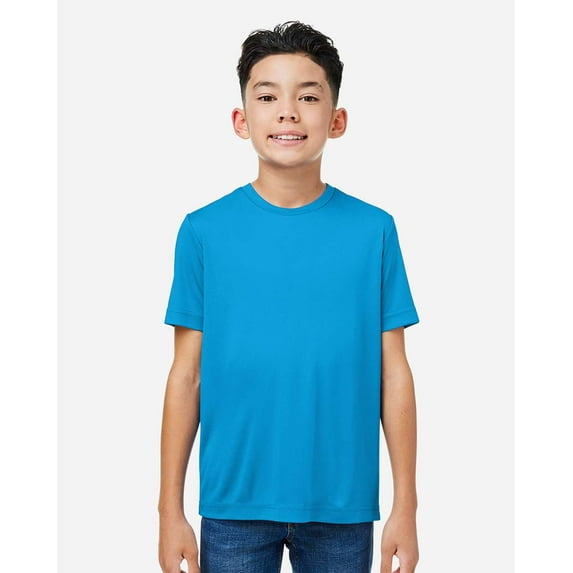 CORE365 CE10Y Youth Capital Performance T-Shirt-Electric Blue-XS