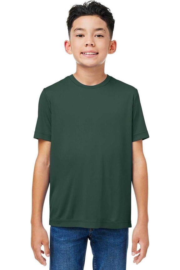 CORE365 CE10Y Youth Capital Performance T-Shirt - FOREST