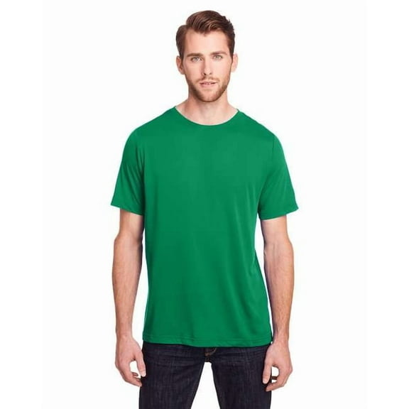 CORE365 CE111 Unisex Fusion ChromaSoft™ Performance T-Shirt-Kelly Green-2XL