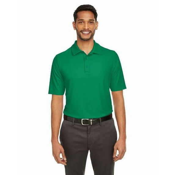 CORE365 CE112 Men's Fusion ChromaSoft™ Pique Polo-Kelly Green-XL