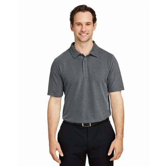 CORE365 CE112 Men's Fusion ChromaSoft™ Pique Polo-Carbon Heather-4XL