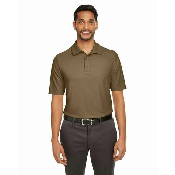 CORE365 CE112 Men's Fusion ChromaSoft™ Pique Polo-Coyote Brown-M