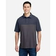 thumbnail image 1 of CORE365 CE112C Men's Fusion ChromaSoft™ Colorblock Polo-Carbon/ Classic Navy Heather-M, 1 of 6
