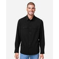 thumbnail image 1 of CORE365 CE510L Men's Ultra UVP Marina Shirt-Black-M, 1 of 6